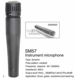 Шнуровой микрофон SHURE SM-57